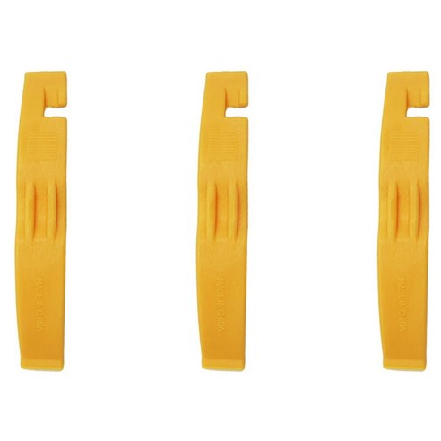 디자인위로 자전거 타이어 레버주걱 바퀴 교체 공구 옐로우, 3개