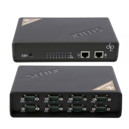 이지넷유비쿼터스 SUNIX DPAS08H-00 Ethernet 8-Port RS-232 ReplicatorScrew Bolt Type457541, 이지넷유비쿼터스 SUNIX DPAS08H-00 Ethe