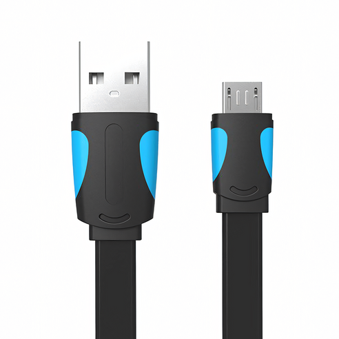 마이크로 5핀 USB 2.0 케이블 데이터 충전케이블, 블랙(VAS-A08), 1개, 1.5m