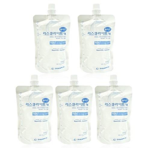 고려제약 레스큐라이트 플러스액 마시는 포도당 비타민 혼합음료 어린이, 100ml