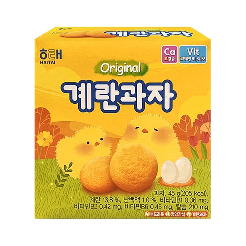 해태제과 계란 과자, 45g, 1개