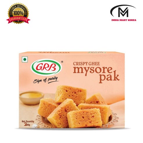 GRB CRISPY GHEE MY SORE PAK TRADITIONAL INDIAN SWEET 그리스비 마이소르팍