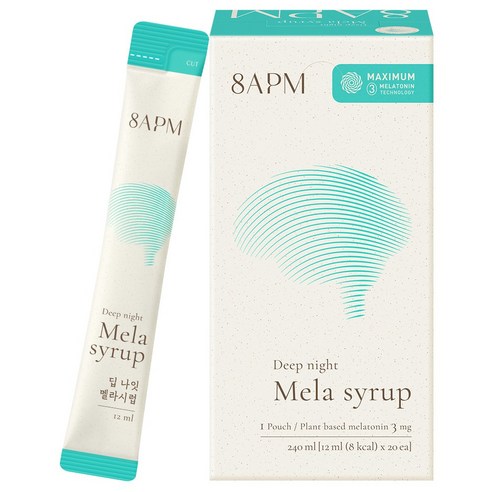 8APM 딥 나잇 멜라시럽 (12ml x 20포) 240ml, 1개 실사용 후기 | 효과 있을까? - 상품 이미지 1