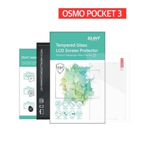 GC 글린트 OSMO POCKET3 DJI 오즈모 포켓3 강화유리 액정보호필름, 1개, OSMO POCKET 3 전용