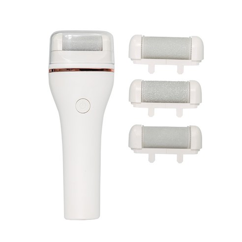 인썸 충전식 발각질제거기 굳은살 제거 발관리 전동 풋케어기기, 화이트, IFG-120
