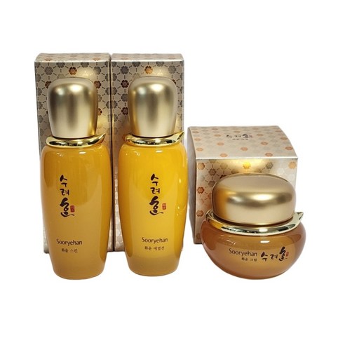 수려한 화윤 스킨80ml&에멀전80ml&크림25ml 단품 3종세트 솔직 후기 | 피부 타입별 분석 썸네일