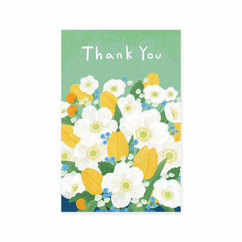 캘리엠 HH2502 THANK YOU(WHITE) 가정의달 어버이날 스승의날 감사카드 사랑카드