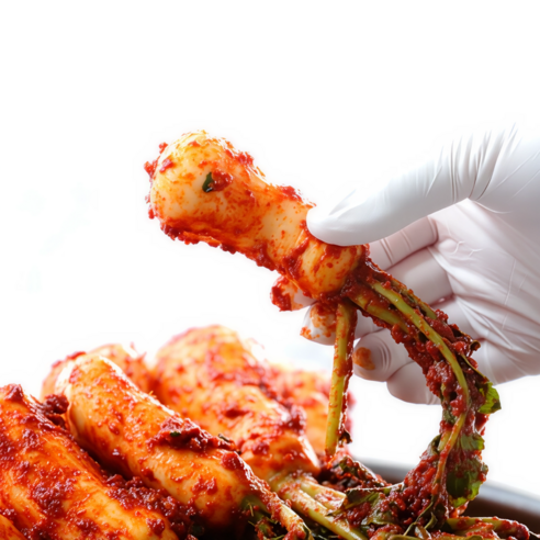 갓 담근 듯 신선하고 깊은 맛, 전라도식 총각김치로 식탁을 채우세요.