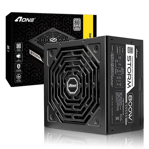 에이원 STORM 800W 80PLUS 스탠다드 정격 풀박스 5년AS