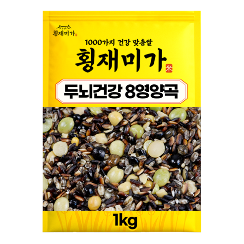 횡재미가 두뇌건강 8가지 저당 국산 잡곡 영양곡, 1개, 1kg