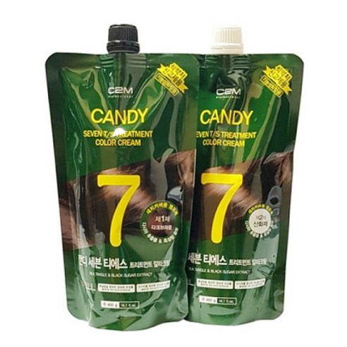 'C2M 캔디 티에스 트리트먼트 칼라크림 염모제 1제 + 2제, C2M 캔디 7분스..., 1개' 최저가 검색, 최저가 ...