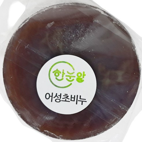 한눈알 어성초 비누 85g 천연 수제 비건 세안 클렌징, 1개입