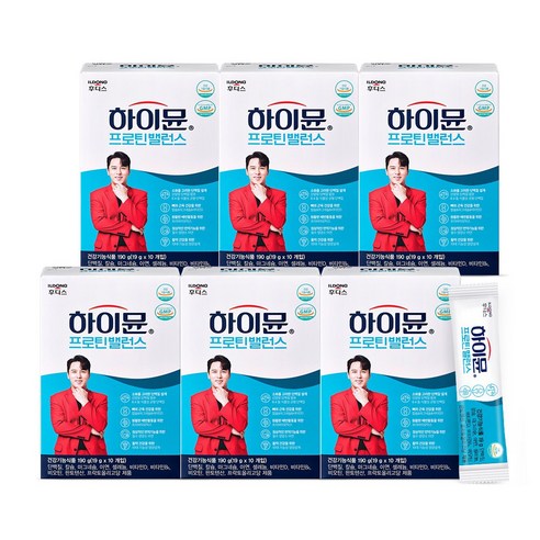 일동후디스 하이뮨 프로틴 밸런스 스틱형 10p 190g, 6개 실사용 후기 | 효과 있을까? - 상품 이미지 1