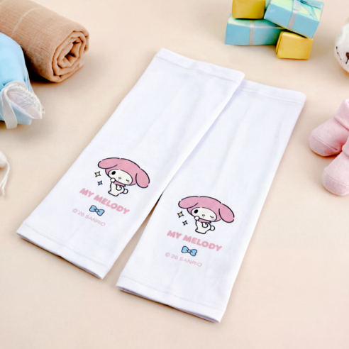 산리오 키즈 쿨토시 팔토시 여름 자외선 UV 차단 쿨토시 아동 어린이 남아 여아 햇빛