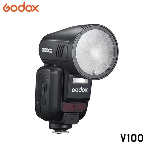 고독스 Godox V100 원형 헤드 카메라 플래시 스피드라이트 (후지), 1개, 단품