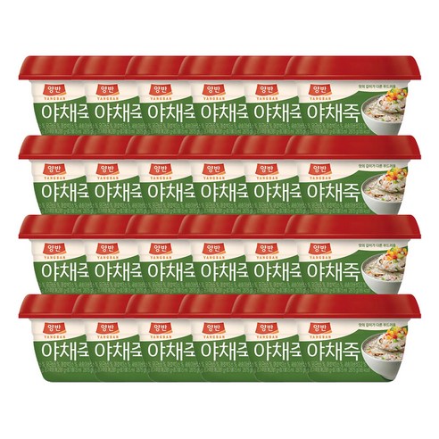 양반 야채죽, 287.5g, 24개