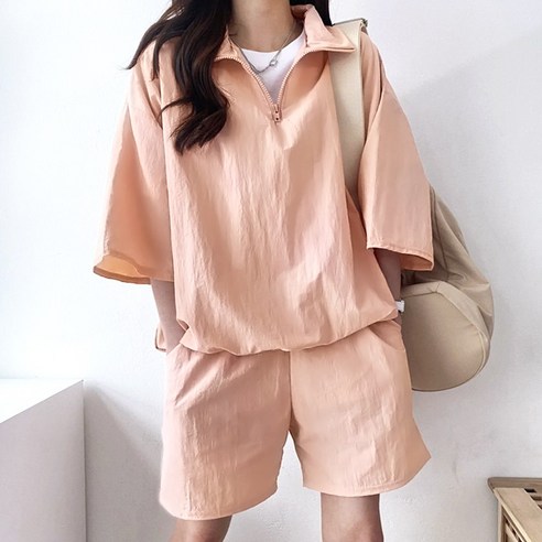 메이킹유 바스락 반집업 반바지 P8001아노락세트(~77size 추가)