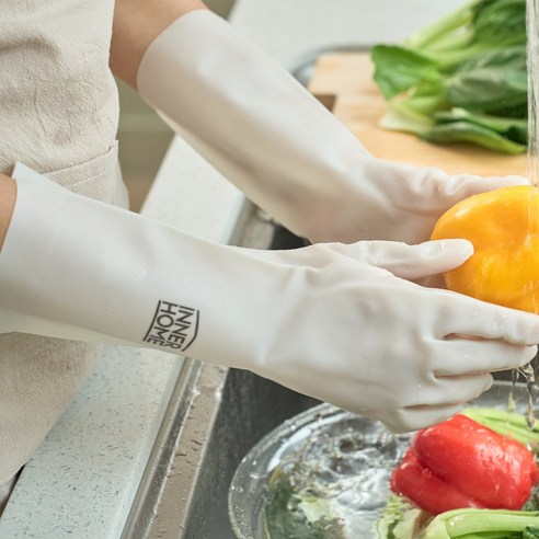 이너홈 튼튼 니트릴 고무장갑 질긴 이미지 3