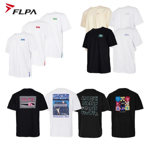 '플라이파워 플파 남녀공용 아이스 반팔 티셔츠 FLPA GRD 위플파 굿에너지클럽 몬스터 22105 22106 22107 ...
