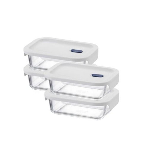 락앤락 [본사] Locknlock 4set탑클라스 실리콘 직사각 630ml 밀폐용기 안심용기 BPA FREE, 630ML 직사각용..., 4개