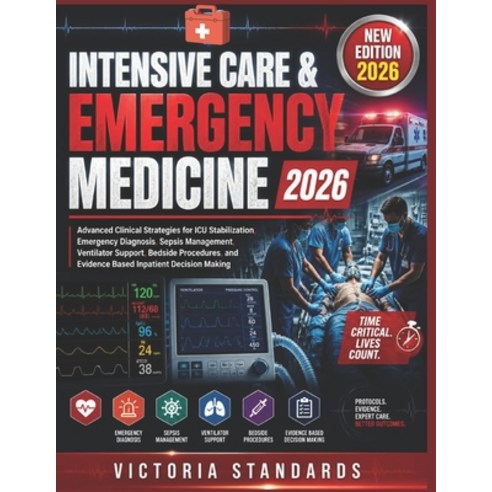 (영문도서)Intensive Care & Emergency MEDICINE 2026: A Practical Guide to ICU Procedures T... Paperback, Independently Published, English, 9798199841214