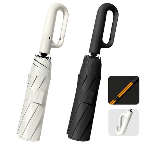 1+1 튼튼한 3단 자동 우산 휴대용 UV차단 양산