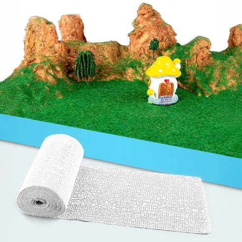 딜러버 미술용 석고붕대 석고 미술재료 7.5cm x 2.7M 3인치 이미지 3