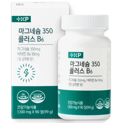 글루콘산 산화 마그네슘 배합 350mg 비타민 B6, 90정, 1개