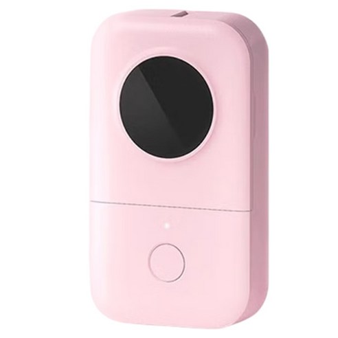 포메모 휴대용 미니 블루투스 스마트 라벨프린터 D30, 1개, 핑크
