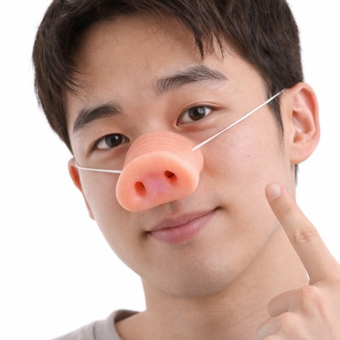 Pork Ko Jjako Sheets Nan Persimmon Ko Bun Sheets Ko Bun Sheets Joleopsajin Koseupeure Patisopum , 1 Pack , Salsaek (돼지코 가짜코 장난감코 분장코 분장 졸업사진 코스프레 파티소품, 1개, 살색)