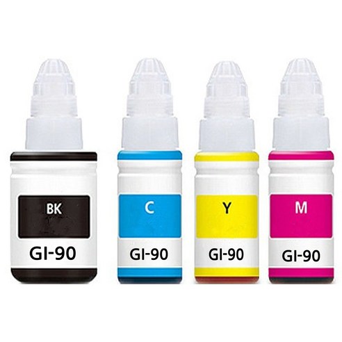 잉크아울렛 캐논 GI90세트 호환잉크 GI-90세트 G5090 G5092 G6090 G6091 G6092 G7090 G7901 G7902, 1세트, GI-90 리필잉크