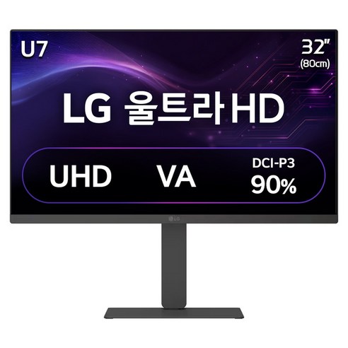 LG전자 4K UHD 울트라 모니터 방문설치, 80cm, 32U720A