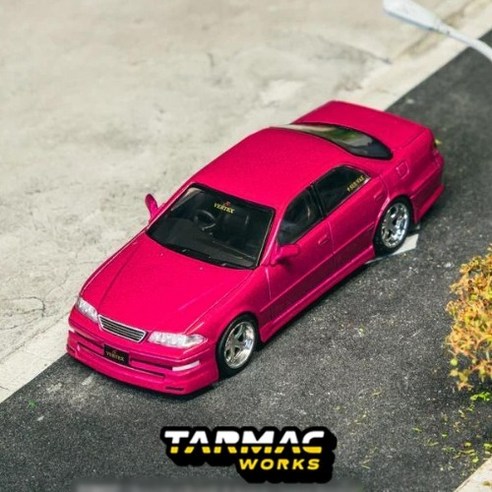 타막웍스 1/64 VERTEX 토요타 Mark II JZX100 Red Metallic - GLOBAL64, 1개