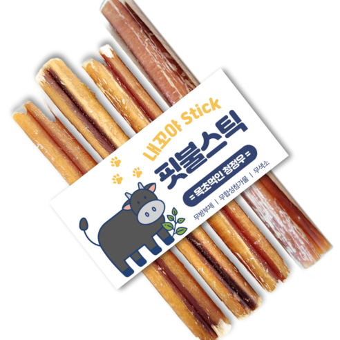 강아지특공대 오래먹는 내꼬야스틱 핏불스틱, 57g, 1개, 어글리