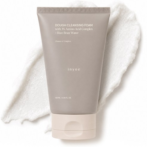 인요에 아미노산 쌀 도우 클렌징 폼 120ML 실사용 후기 | 효과 있을까? - 상품 이미지 1