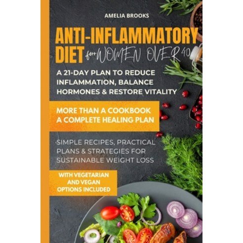 (영문도서)Anti-Inflammatory Diet for Women Over 40: 21-Day Anti-Inflammatory Meal Plan for... Paperback, Independently Published, English, 9798265645951
