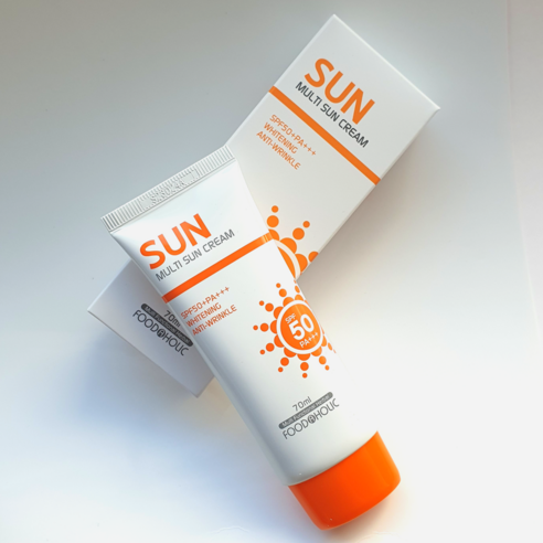 푸드어홀릭 멀티 선 크림 SPF50 PA+++ 솔직 후기 | 피부 타입별 분석 - 상품 이미지 2