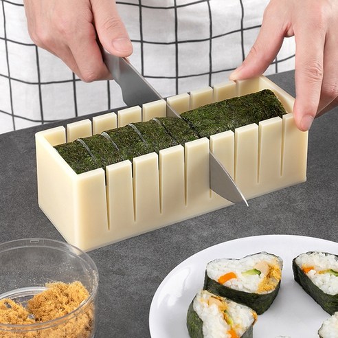 김밥틀 김밥마는도구 반자동 식당 사각 하트모양 스시 초밥 제작 가정용 롤 원형, 03. 하트형 3종..., 1개