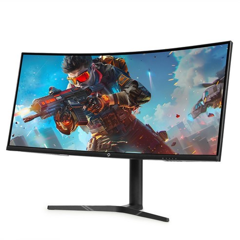 래안텍 본사 PANTHEON CQA34C80SM 블랙 FastVA 180 UWQHD PD65W USB-C 멀티스탠드, 무결점