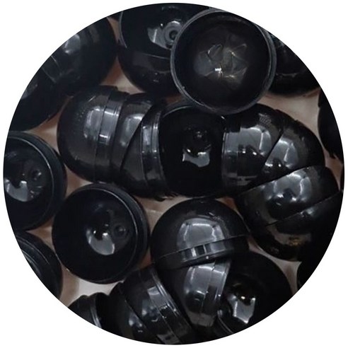 감성엔 이벤트 경품추첨 뽑기캡슐 32mm 100개, 블랙 캡슐