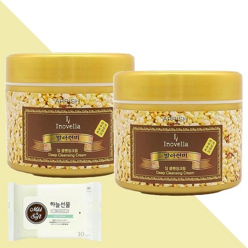 이노벨라 에리쉬 딥 클렌징크림 발아현미 300ml 2개(+휴대용 물티슈 ... 솔직 후기 | 피부 타입별 분석 썸네일
