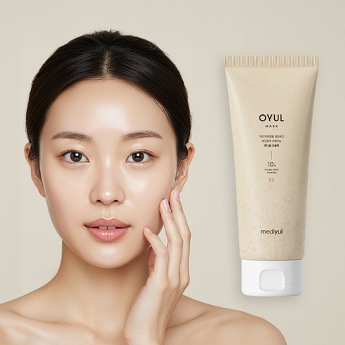 메디율 율무팩 미백 워시오프팩 모공 피지 기미 피지흡착 모공축소 피지제거 진정 수분 곡물 팩 이미지 3