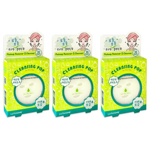 Ruchion Cleansing Pap Yaksanseong Moisturizing ( Bodeulbodeul ) Portable Sanitary Foam Cleanser , 3 g, 3 Pack (루치온 클렌징팝 약산성 보습(보들보들) 휴대용 위생 폼클렌저, 3g, 3개)
