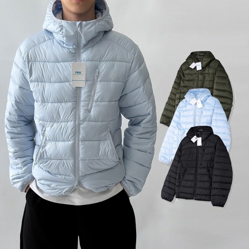 [고퀄리티/핏보장] 빠델 남녀공용 후드 점퍼 자켓 오버핏 아노락 숏 라이트 웰론 경량 패딩