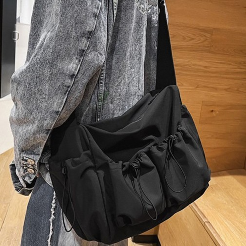 남녀공용 빅사이즈 나일론 방수 크로스백 숄더백