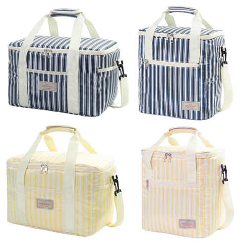 리틀젬스 보냉가방 쿨러백 아이스백 이유식 보냉백, 옐로, 1개