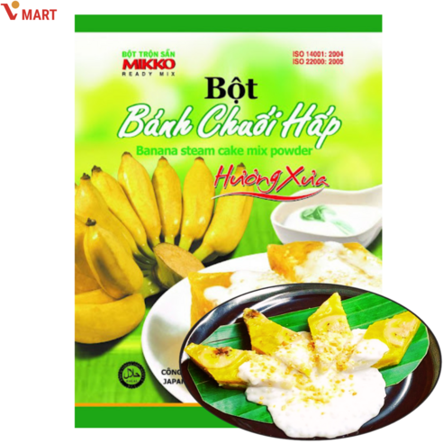 월드푸드 베트남 봇반 쭈오이 BANANA CAKE BOT BANH CHUOI HAP(23년 3월 5일까지), 250g, 1개