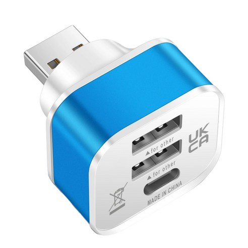 USB 분배기 3 포트 USB 빠른 충전 확장기 다중 자동차 USB 확장기