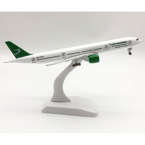 모형비행기 20cm 보잉737 777 787 콩코드 ATR MD-11기타 63종 1:300, 20_777_투르크메니스탄항공, 1개