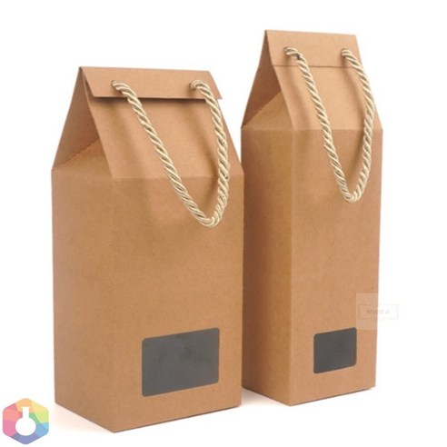 4보급창고 투명창 선물케이스 선물포장백, 27x8cm, 1개